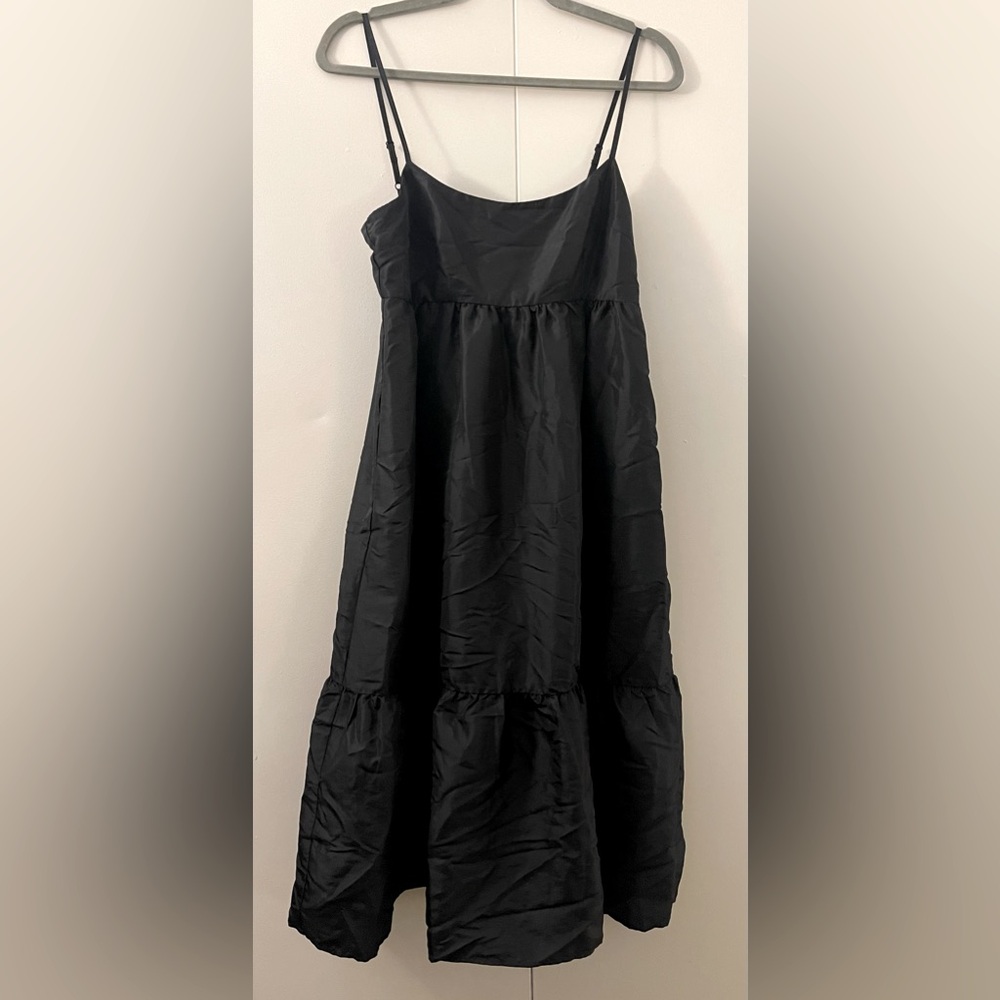 NWT • Chelsea & Violet black spaghetti strap dress • Size 8